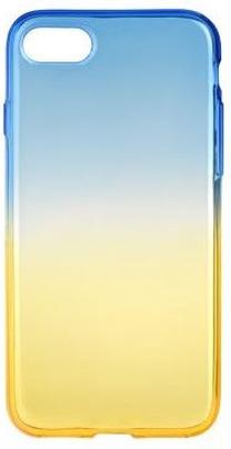 Telefona vāciņš Mocco, zila krās./dzeltena krās., Apple