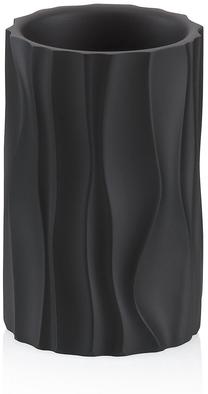 Стакан для ванной Kela Merida 23765, черный цв., 7 см x 10.5 см x 7 см