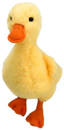 Mīkstā rotaļlieta Wild Planet Duck, dzeltena krās., 17 cm