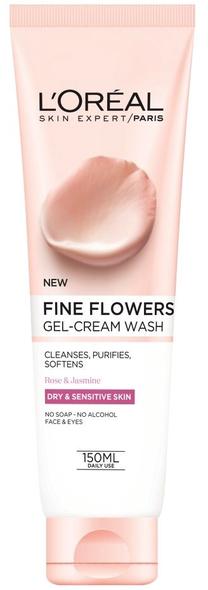 Очищающий гель для лица L’Oréal Paris Fine Flowers Gel - Cream Wash, 150 мл