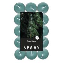 Свеча, ароматическая/чайная свеча/свеча-таблетка Spaas, 4.5 час, 43 г, 30 шт., зеленый цв.