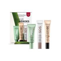 Veido priežiūros priemonių rinkinys Madara Urban Heroes, 47.0 ml, SPF 15, 3 vnt.