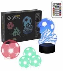 Dekoracija Manta 3D Balls su LED apšvietimu, 20 cm, 12.2 cm, įvairių spalvų