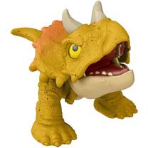 Rotaļlietu figūriņa Mattel Jurassic World Triceratops HLN90, 7.5 cm, dzeltena krās.