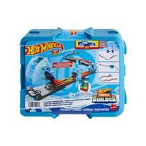 Автомобильная трасса Mattel Hot Wheels Track Builder Air Drop HNJ67, синий цв.