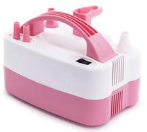 Õhupalli pump universaalne PartyDeco Electric Pump, valge v./roosa v.