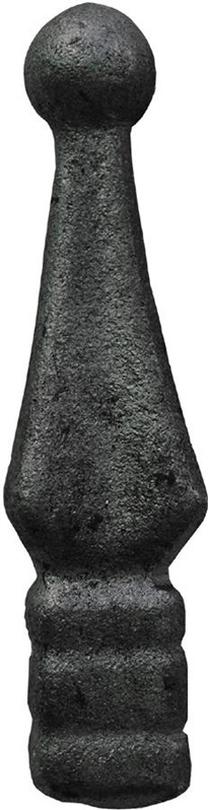 Dekoratyvinis tvoros antgalis L06AG045, 12.5 cm, juoda sp.