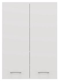 Pakabinama vonios spintelė Pola Mini DD, balta sp./pilka sp., 30 cm x 64 cm x 90 cm
