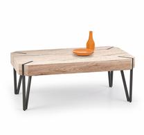Žurnalinis staliukas Emily, ąžuolo sp./juoda sp., 110 cm x 60 cm x 42 cm