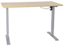 Datorgalds Home4you Ergo-1, 160 cm x 80 cm, 71 cm, bērza krās./pelēka krās.