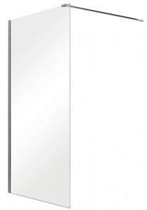 Dušo sienelė Besco Aveo 140 Walk In, 140 cm x 195 cm, skaidri sp./chromo sp./grūdintas