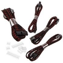 Vads Phanteks Extension Cable Set, 0.5 m, melna krās./sarkana krās.