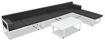 Āra mēbeļu komplekts VLX 5 Piece Garden Lounge Set