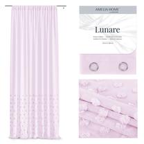 Дневной занавес AmeliaHome Lunare, розовый цв., 140 см x 270 см
