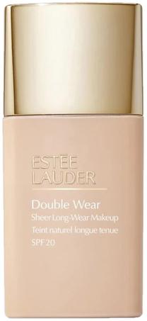 Skystas makiažo pagrindas Estee Lauder Double Wear Sheer Long-Wear Make Up, SPF 20, smėlio sp., 2c0 cool vanilla, 30 ml