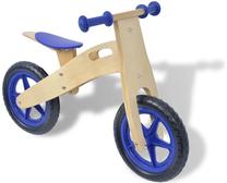 Balansinis dviratis VLX Wood Balance Bike 80138, mėlyna sp./ruda sp.