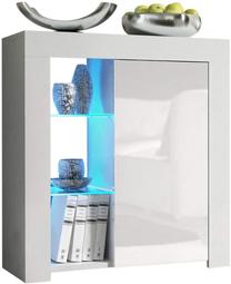 Komoda Pro Meble Milano PKC 1D, balta, 75 cm x 35 cm x 83 cm