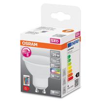 Лампочка Osram LED, PAR16, многоцветный, GU10, 4.5 Вт, 250 лм