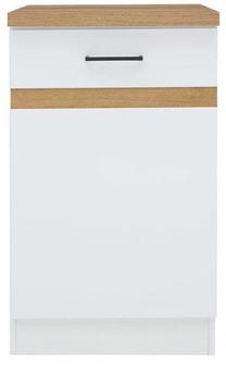 Apatinė virtuvinė spintelė Junona Line, ruda sp., 50 cm x 47 cm x 82 cm