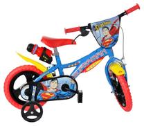 Vaikiškas dviratis, vaikų Dino Bikes Superman BOTTARI.612L-SM, mėlyna sp./raudona sp./geltona sp., 12"
