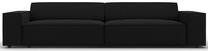Sofa Micadoni Home Jodie Structured 4 Seats, juoda sp., 244 x 102 cm x 70 cm