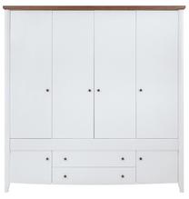 Spinta Kalio SZF6D2S, ruda sp./balta sp., 213 cm x 59.5 cm x 218.5 cm
