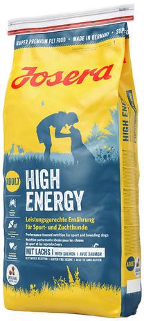 Sausas šunų maistas Josera High Energy, paukštiena, 15 kg