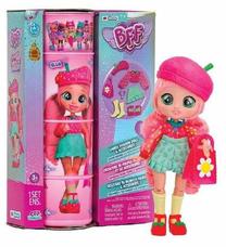 Lelle ar aksesuāriem Cry Babies BFF Ella 908352, 20 cm, zaļa krās.