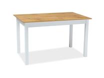 Stalas išskleidžiamas Scandinavian Horacy, ąžuolo sp./balta sp., 125 - 170 cm x 75 cm x 75 cm