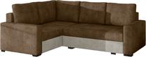 Kampinė sofa Corona Dora 26, Dora 21, ruda sp., kairinė, 162 x 235 cm x 90 cm