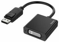 Adapteris Hama DisplayPort - DVI DisplayPort male, DVI female, melna krās.