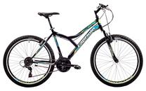 Dviratis kalnų Capriolo Diavolo 600 FS, 26 ", 17'' rėmas, juoda sp./žalia sp.