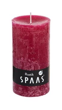 Свеча, цилиндрическая Spaas, 60 час, розовый цв.