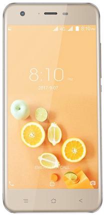 Mobilais telefons Blackview A7 Pro, 16 GB, zelta krās.