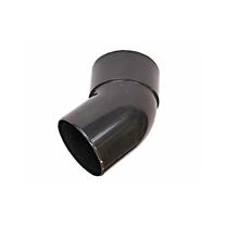 Lietus ūdens notekcaurules elkonis Scala, 67 °, Ø 5 cm, polivinilhlorīds (pvc), brūna krās.