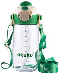 Gertuvė Akuku A0724, žalia sp., plastikas/silikonas, 0.48 l