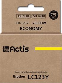 Rašalinio spausdintuvo kasetė Actis Standard KB-123Y, geltona sp., 10 ml