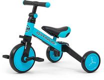 Triratukas Milly Mally Optimus Ride On 3in1, mėlyna sp./juoda sp.