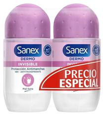 Ķermeņa dezodorants Sanex Dermo Invisible, 50 ml, 2 gab.