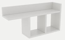 Sieninė lentyna Kalune Design Room 854KLN1719, balta sp., 37 cm x 72 cm x 18 cm