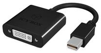 Adapteris ICY Box Mini DisplayPort, DVI, melna krās.