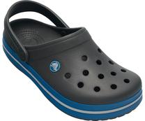 Šlepetės Crocs Crockband Clog 11016-1AS, mėlyna sp./juoda sp., 42 - 43