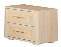 Naktinis staliukas Mebel Service, smėlio sp., 44 cm x 43.5 cm x 55.2 cm