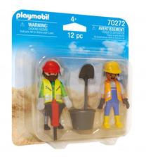 Фигурка-игрушка Playmobil Construction Workers 70272, 12 шт., многоцветный