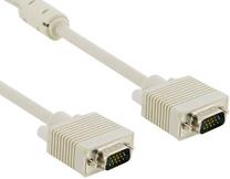 Laidas 4World HD D-Sub 15-pin male, HD D-Sub 15-pin male, 3 m, pilka sp.