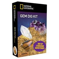 Комплект для раскопок National Geographic Gemstone Dig Kit, многоцветный