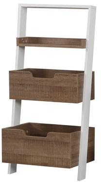 Pastatoma lentyna Kalune Design Low 801CMY3612, ąžuolo sp./balta sp., 120 cm x 35 cm x 59 cm
