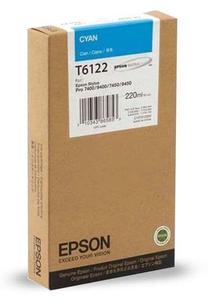 Rašalinio spausdintuvo kasetė Epson T6122, žalsvai mėlyna (cyan) sp., 220 ml