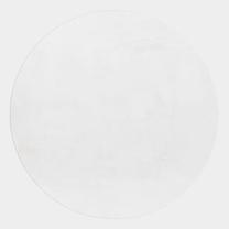 Ковер комнатные Ayyildiz Pouffy POUFFY1201205100WHITE, белый цв., 120 см x 120 см