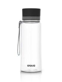 Ūdens pudele EQUA 3830054680265, caurspīdīga krās./melna krās., plastmasa, 0.6 l